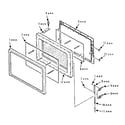Kenmore 5658821780 door parts diagram