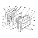 Kenmore 6283528210 door assembly diagram