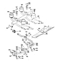 Kenmore 6283538252 top burner assembly diagram