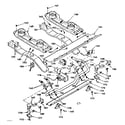 Kenmore 6283567894 top burners assembly diagram