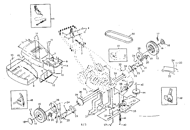 Craftsman 917374503 drive assembly diagram
