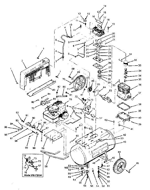 Craftsman 919178551 unit parts diagram