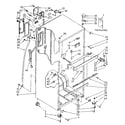 Kenmore 1068668184 cabinet parts diagram