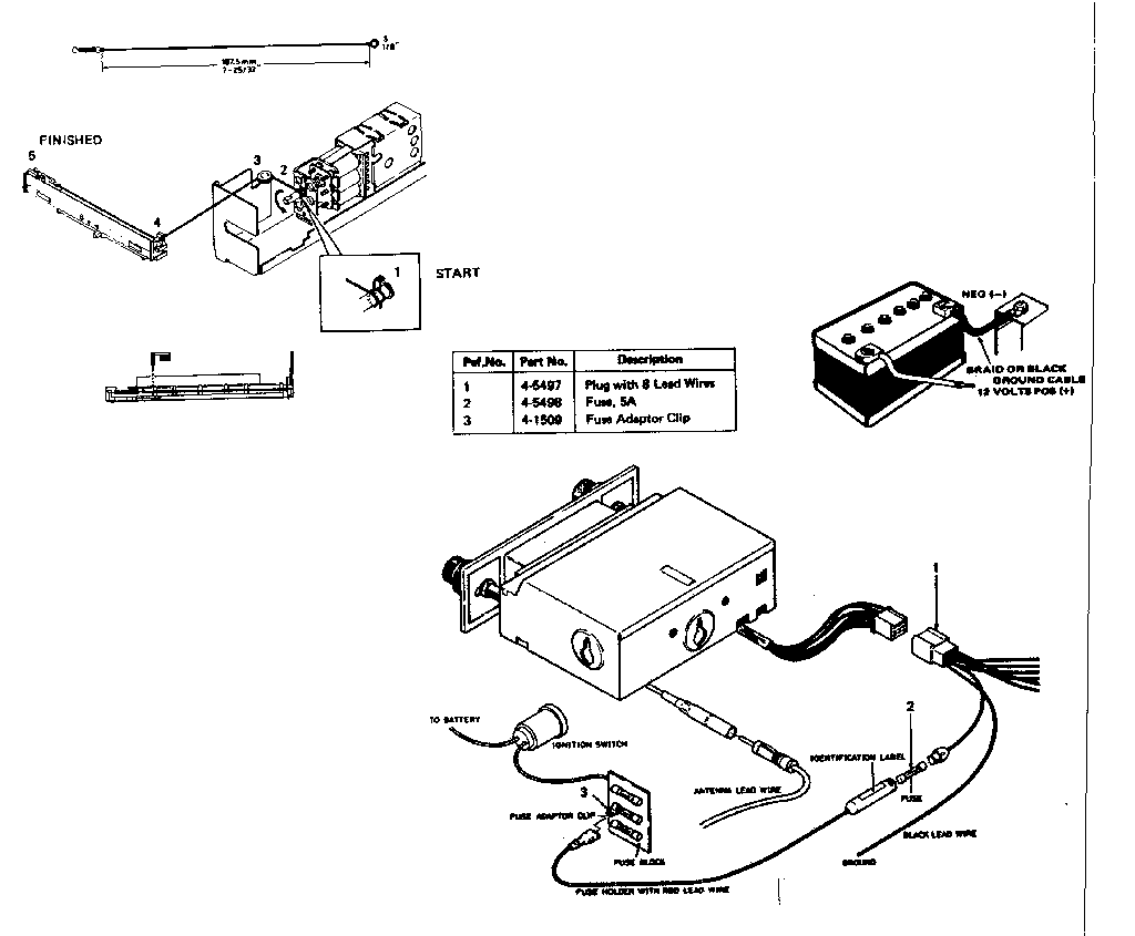 LXI 564507000 electrical connections diagram
