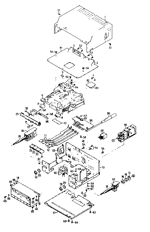 LXI 564507000 cabinet and chassis diagram