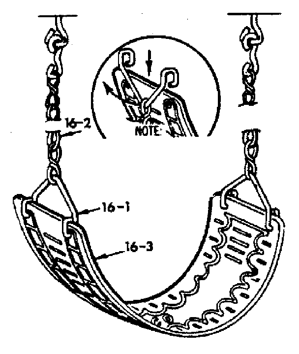 Sears 70172121-81 swing assembly no. 18 diagram