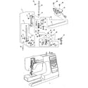 Kenmore 3851960180 zigzag guide assembly diagram