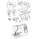 Kenmore 3851960180 needle plate diagram