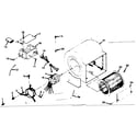 Kenmore 867763451 blower (models 867.763451 & 867.763461) diagram