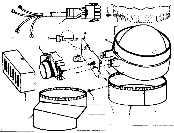 Kenmore 867763461 damper diagram