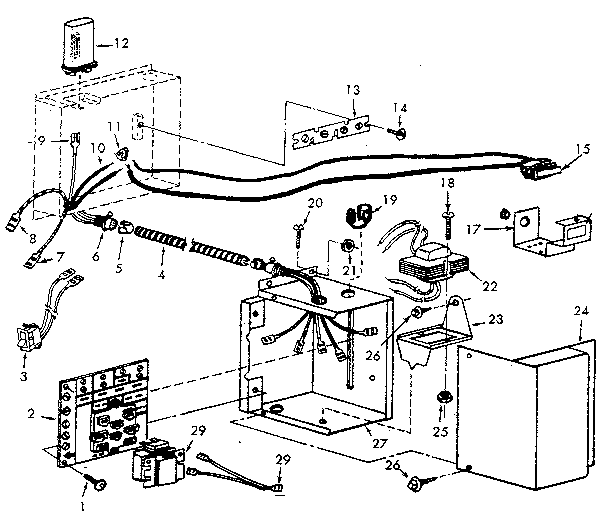 Kenmore 867762420 electrical wiring diagram