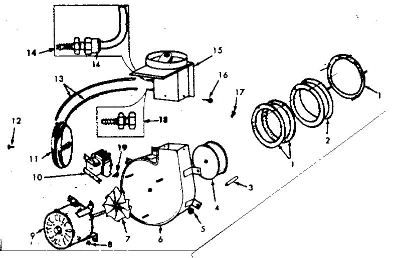 Kenmore 867762420 gas valve, burner and controls diagram