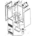 Kenmore 867762840 furnace casing diagram