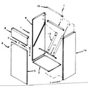 Kenmore 867763740 furnace casing diagram