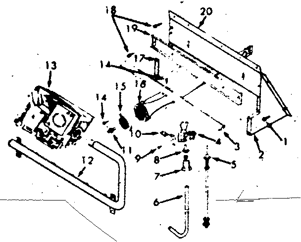 Kenmore 867774231 gas burners and manifold diagram