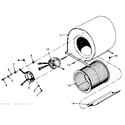 Kenmore 867763530 blower assembly diagram
