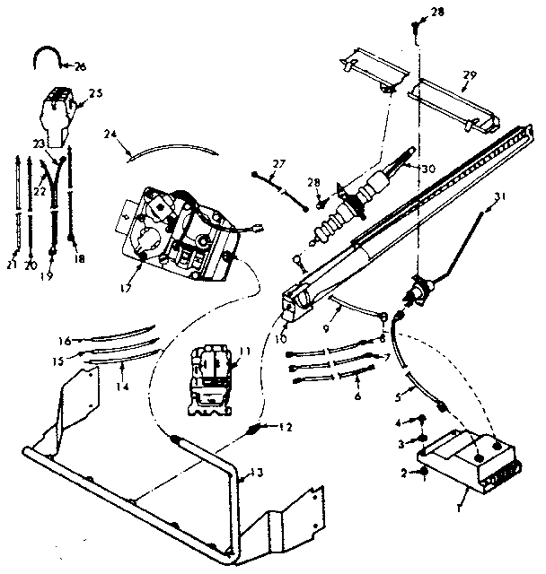 Kenmore 867763550 gas burners and manifold/763530 diagram