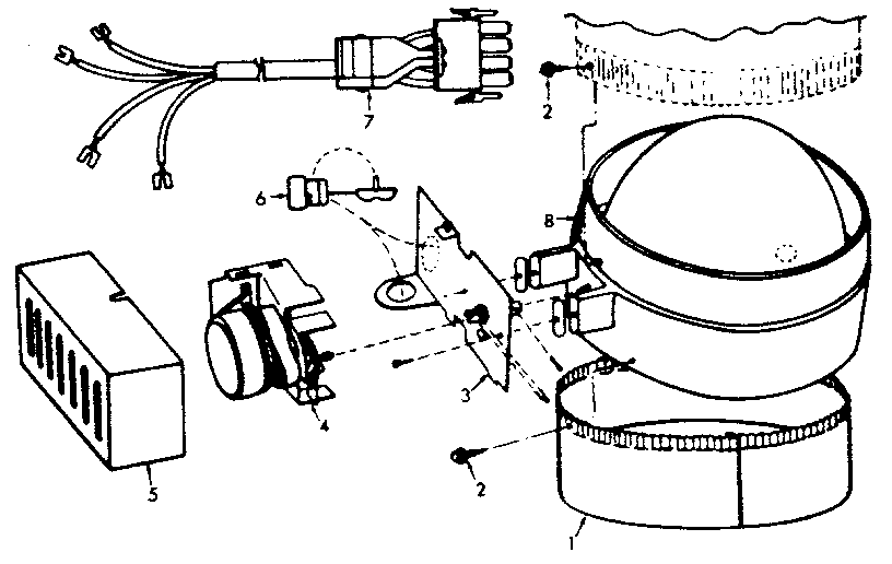 Kenmore 867763550 damper diagram