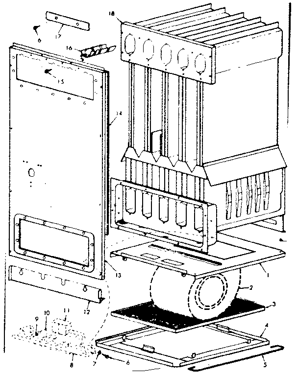 Kenmore 867763350 heat exchanger diagram