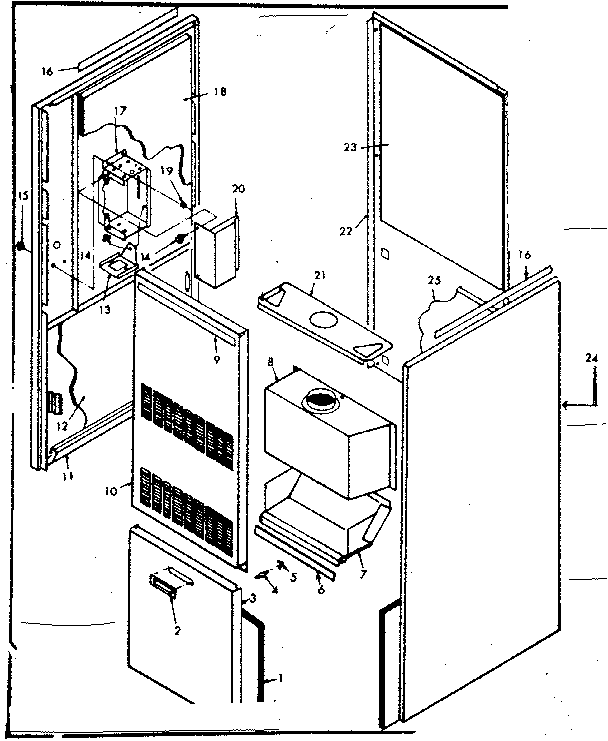 Kenmore 867763351 cabinet diagram