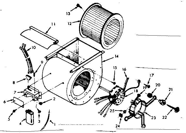 Kenmore 867763351 blower diagram