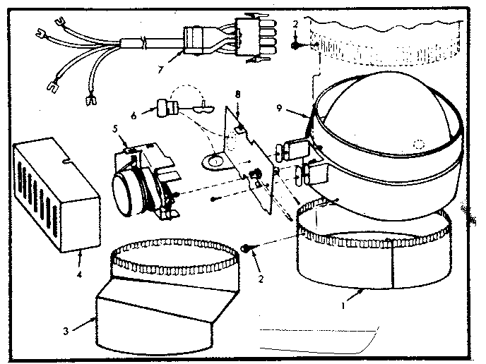 Kenmore 867763351 damper diagram
