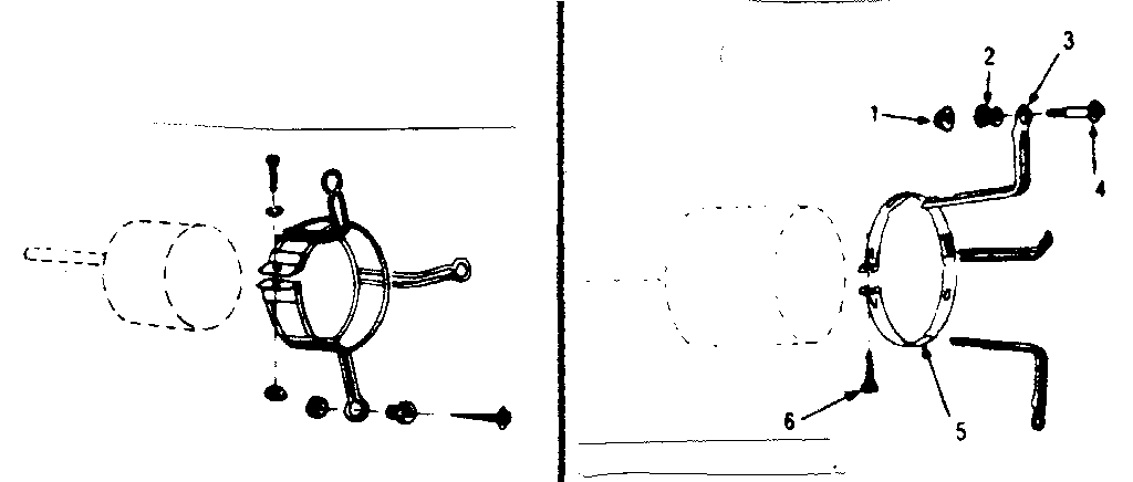 Kenmore 867763351 motor mount assembly 609227 diagram