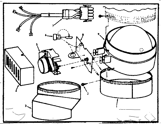 Kenmore 867762770 damper assembly diagram