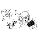 Kenmore 867762770 blower assembly diagram