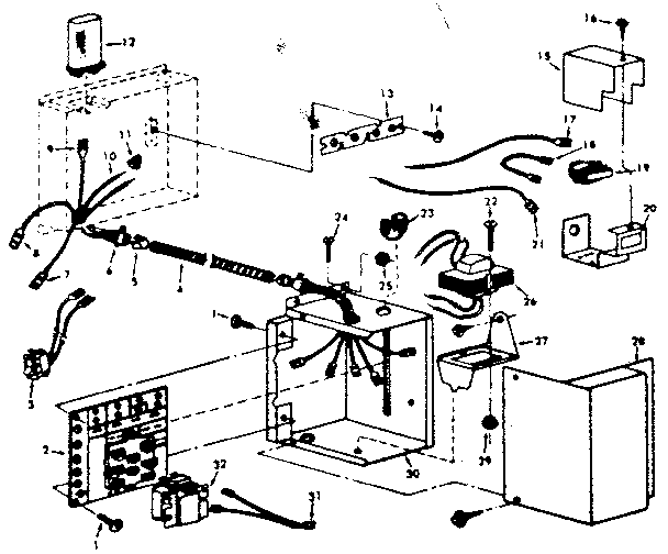 Kenmore 867763521 electrical wiring diagram