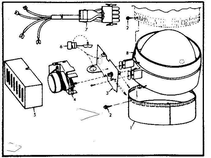 Kenmore 867763521 damper diagram