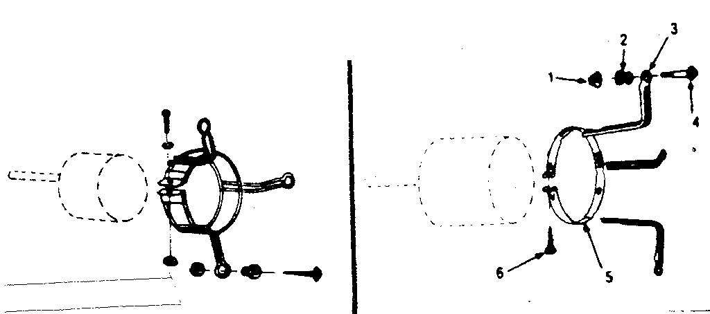 Kenmore 867763521 motor mount assembly 609227 diagram
