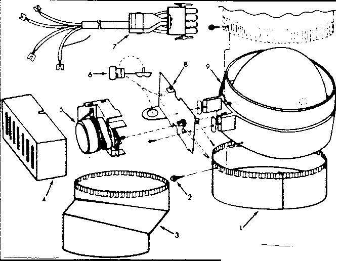 Kenmore 867762650 damper diagram