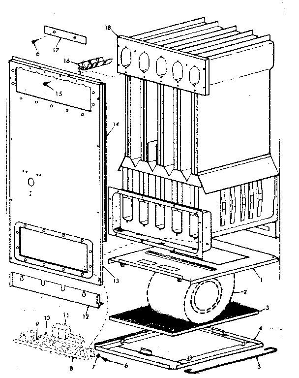 Kenmore 867763352 heat exchanger diagram