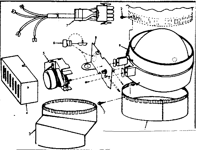 Kenmore 867763452 damper diagram