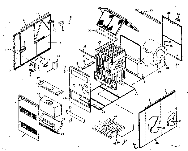 Kenmore 867763452 heat exchanger diagram