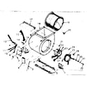 Kenmore 867763320 blower assembly diagram