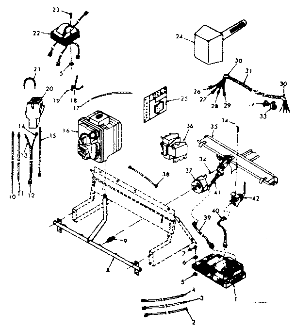 Kenmore 867763331 gas burners and manifold/761071 diagram