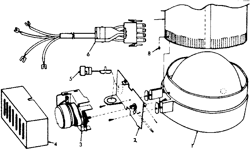 Kenmore 867763331 accessory power vent damper kit diagram