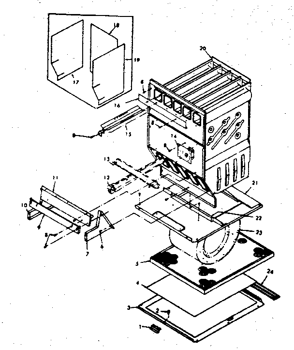 Kenmore 867763333 heat exchanger/763322 diagram