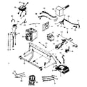 Kenmore 867763343 gas burners and manifold/761072 diagram