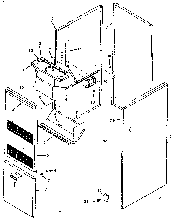 Kenmore 867762681 cabinet/762630 diagram