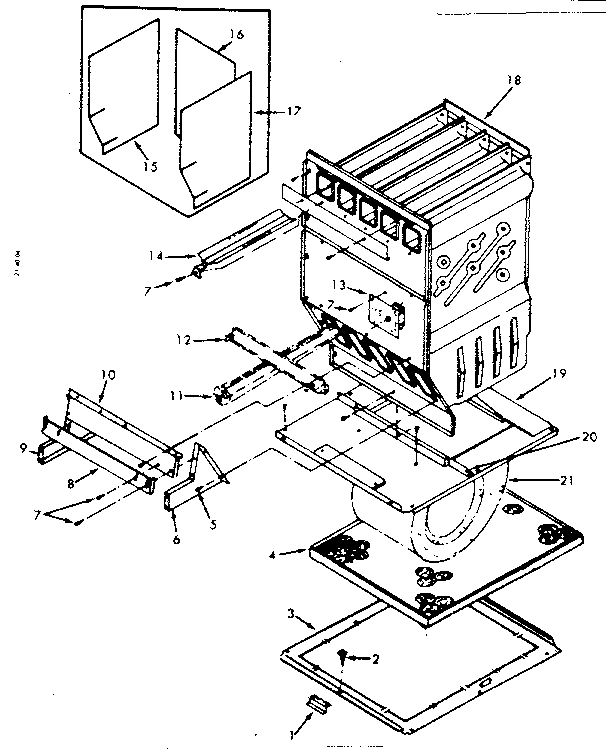 Kenmore 867762681 heat exchanger diagram