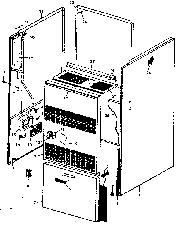 Kenmore 867762320 control box diagram