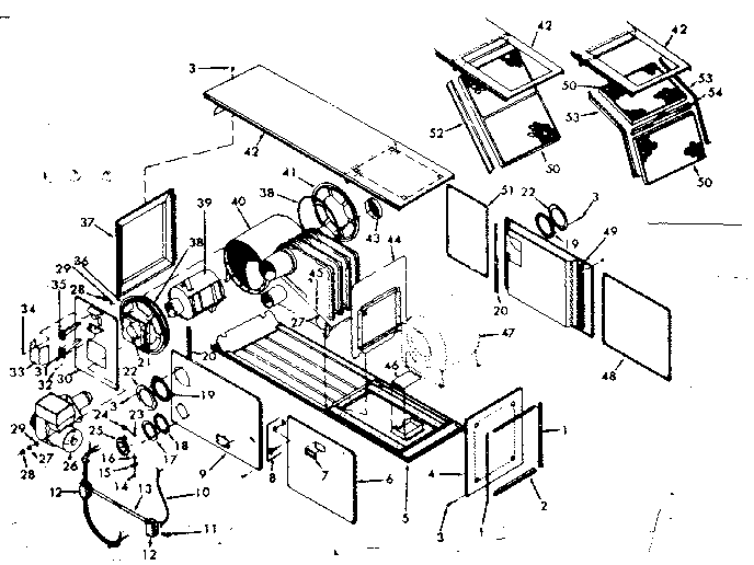 Kenmore 867747981 functional replacement parts diagram