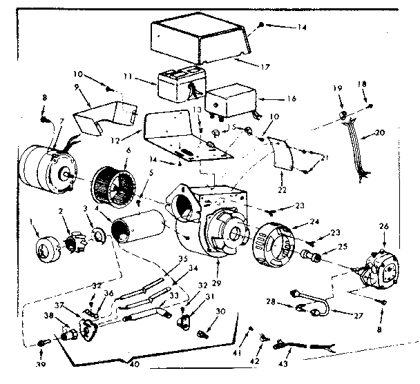 Kenmore 867747981 oil burner diagram