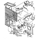Kenmore 5668872180 switches and microwave parts diagram