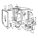 Kenmore 5871466583 tub details diagram