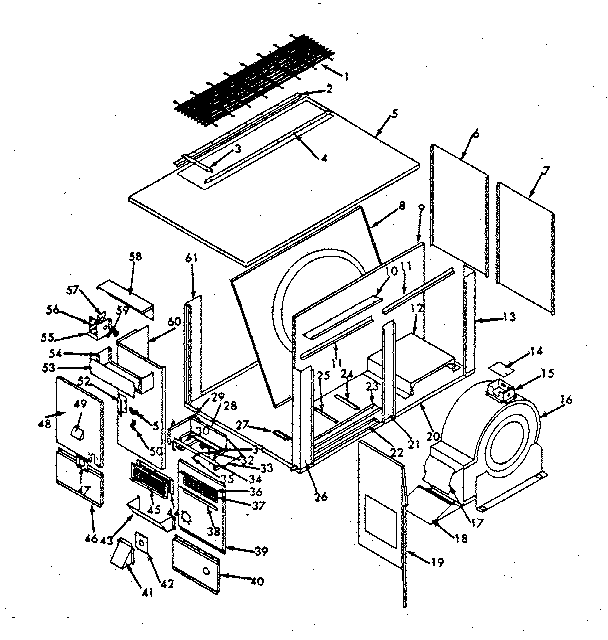 Kenmore 867815900 non-functional replacement parts/815042 diagram