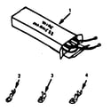 Kenmore 9114548810 wire harness and components diagram